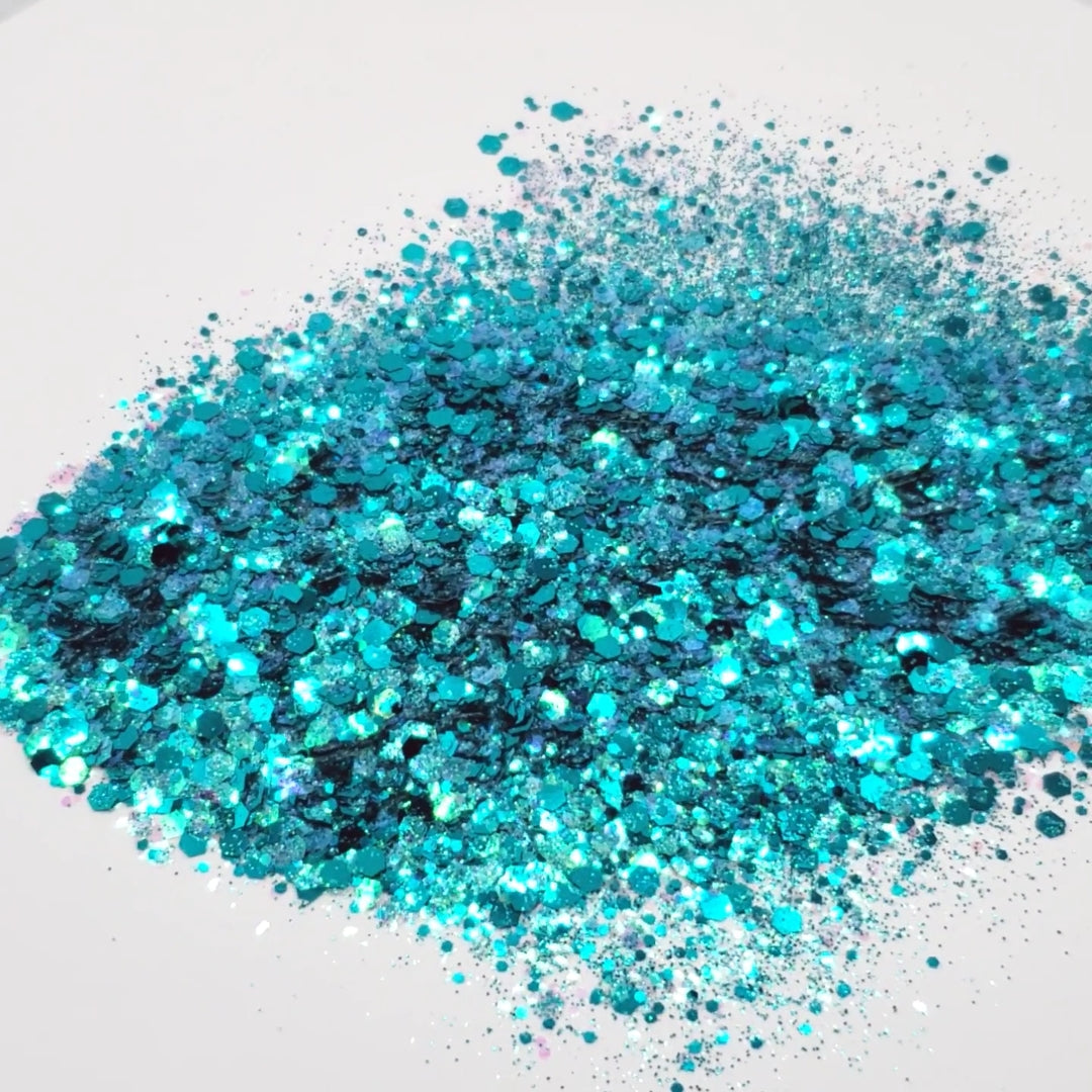 Teal Death Do Us Part - Mandybelle's Creations
