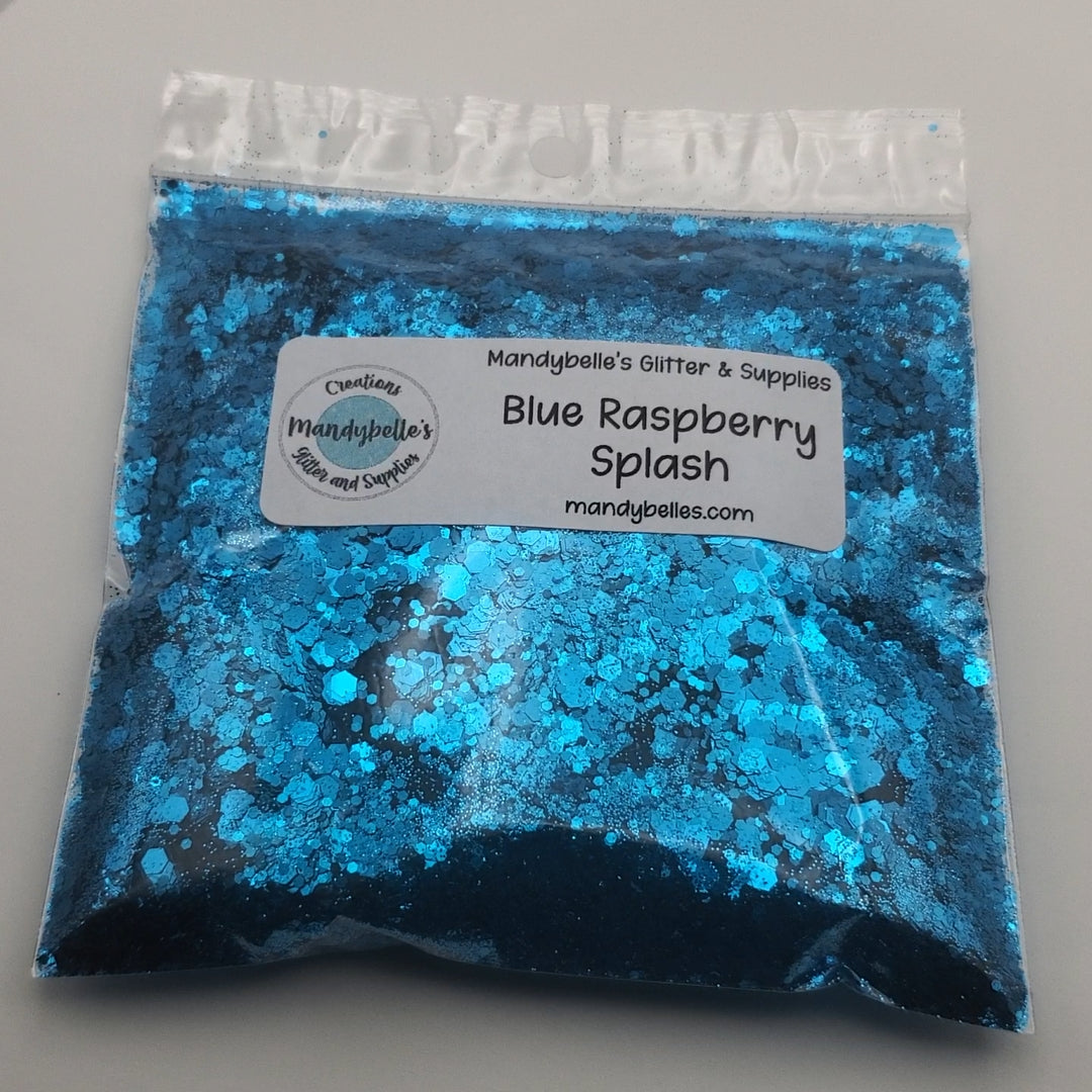 Blue Raspberry Splash - Mandybelle's Creations