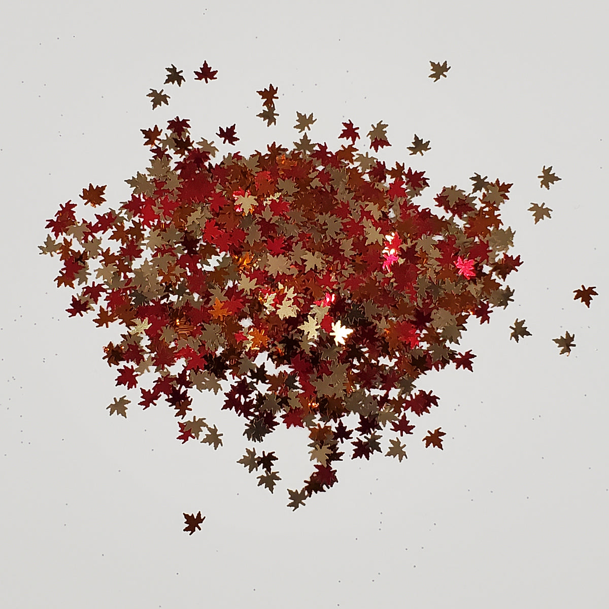 I Am An Autumn | Metallic Leaves Glitter