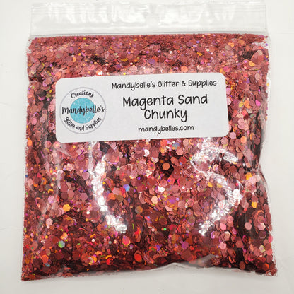 Magenta Sand Chunky