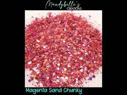 Magenta Sand Chunky